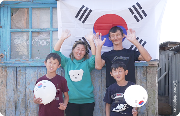 고려인 가족 사진