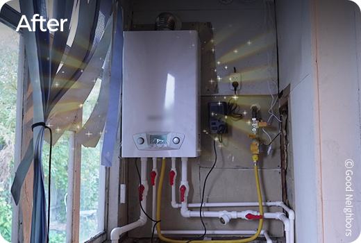 가스 보일러 사진