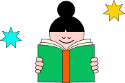 책보는 아동 이미지